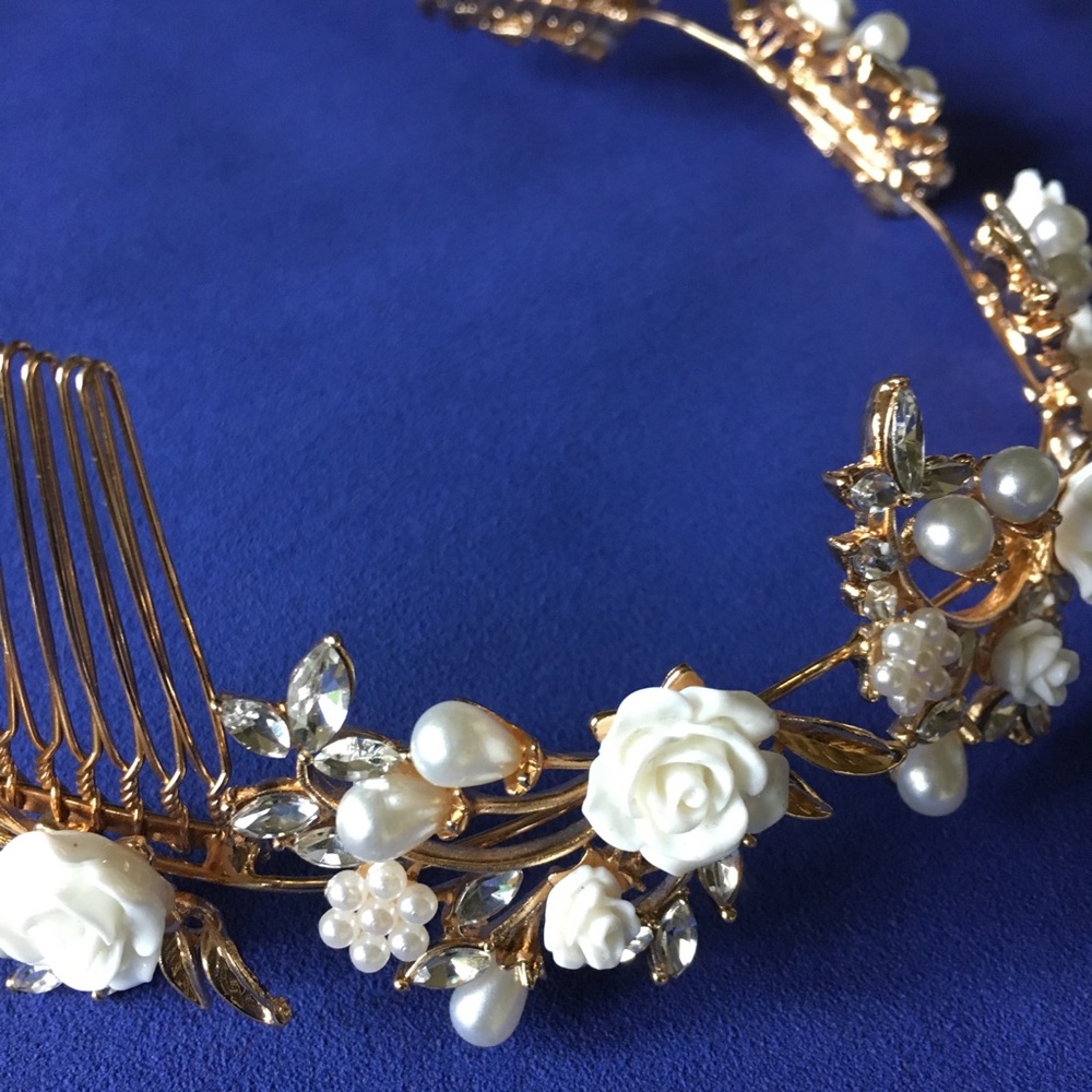 Lovely wedding or prom headband worn once